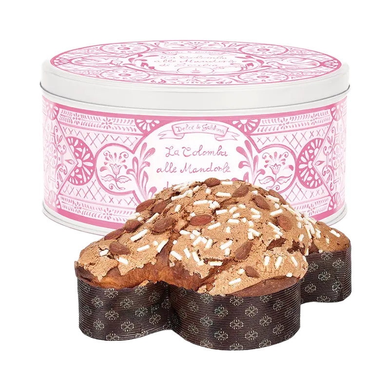 Fiasconaro La Colomba Alle Mandorle Di Sicilia Dolce & Gabbana Rosa