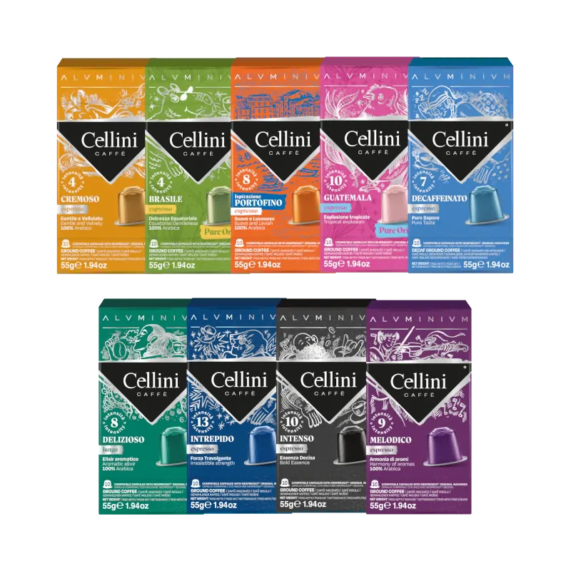 Kaffeekapseln Probierset 90 Kapseln