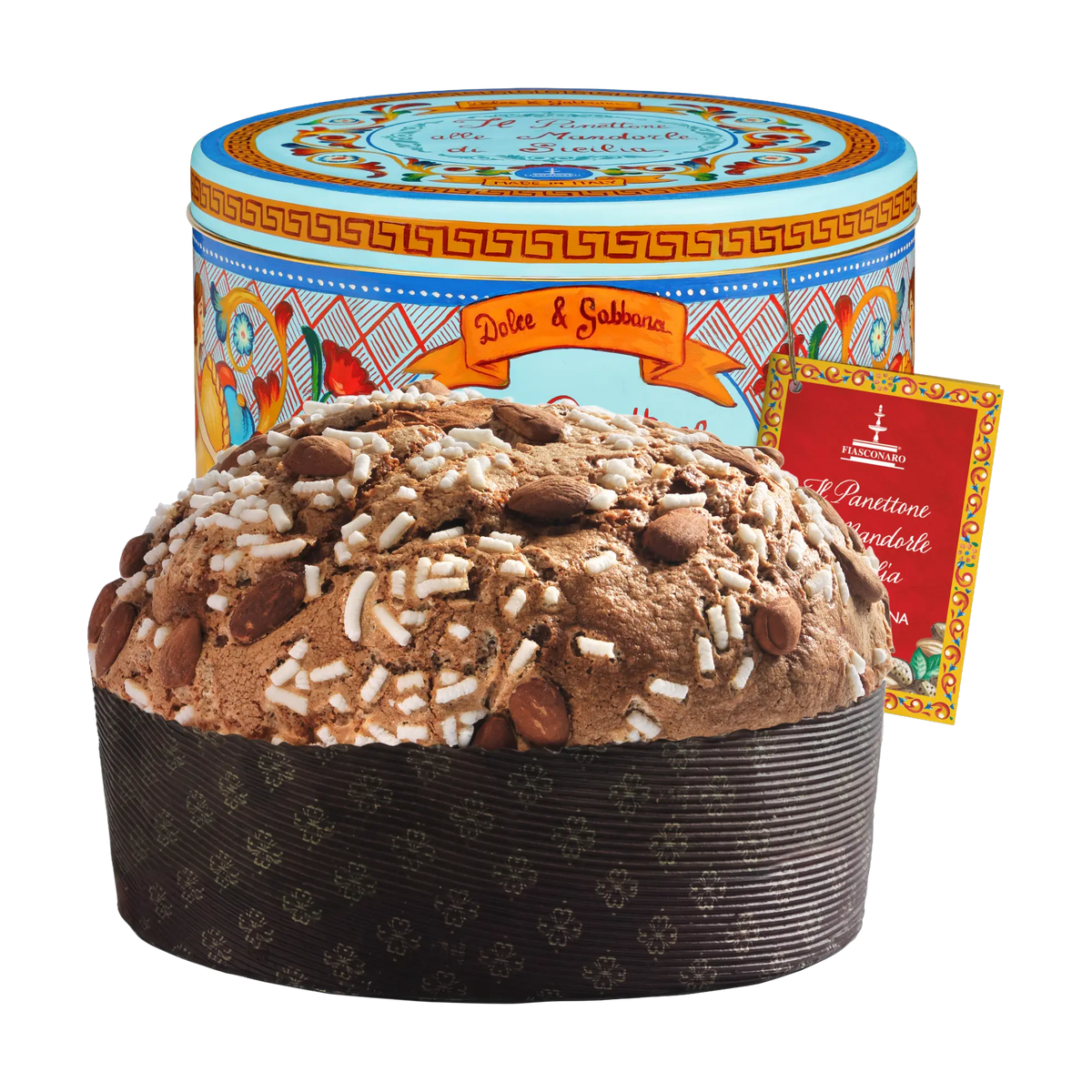 Panettone Mandel Dolce & Gabbana Blau von Fiasconaro