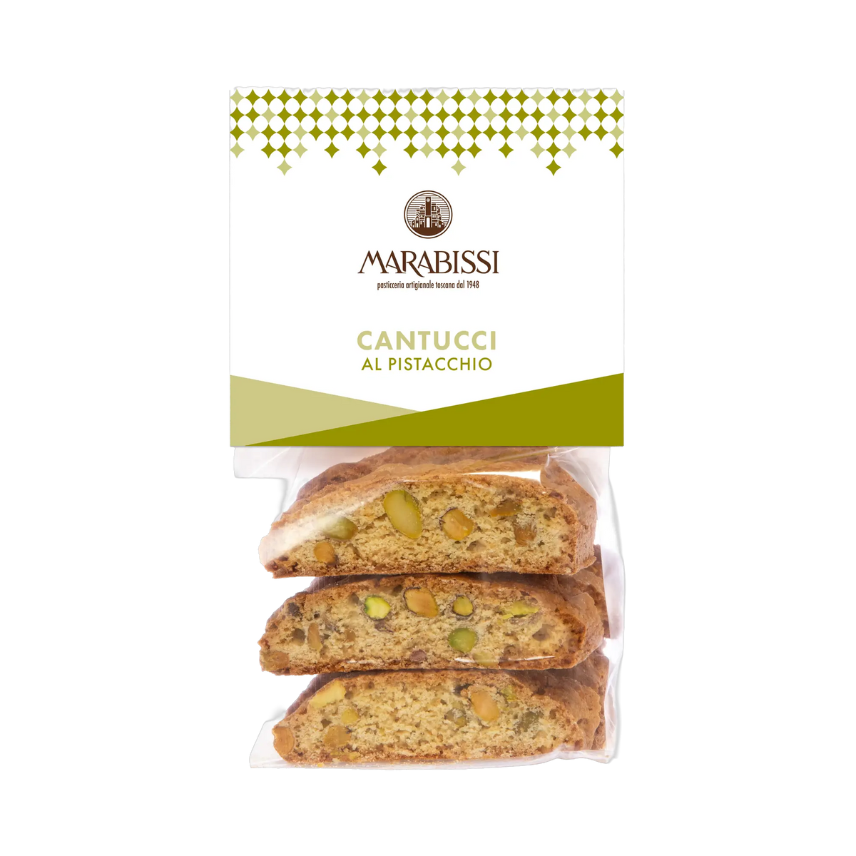 Marabissi Cantucci al Pistacchio im Sichtfensterbeutel