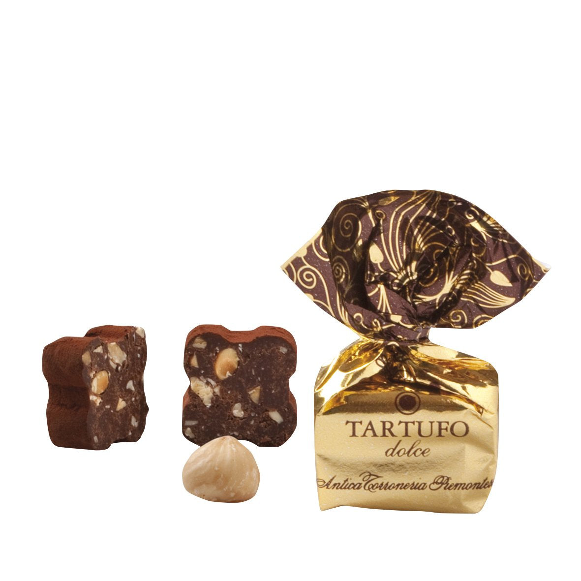 Tartufi dolci neri collezione oro
