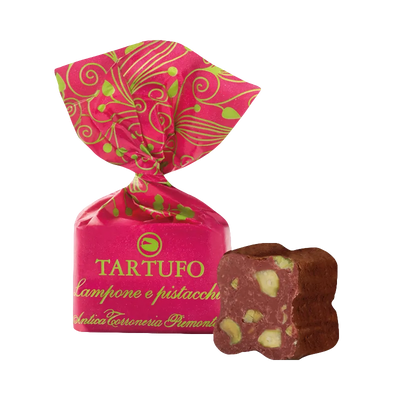 Tartufi dolci Lampone e Pistacchio
