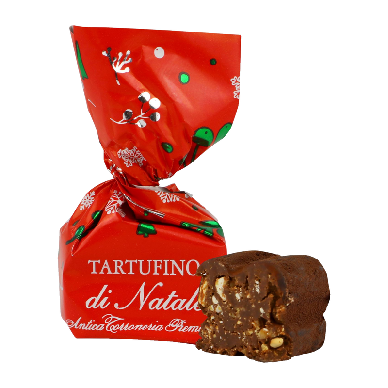 Tartufino dolce di Natale – Mini-Trüffelpralinen in weihnachtlicher Verpackung