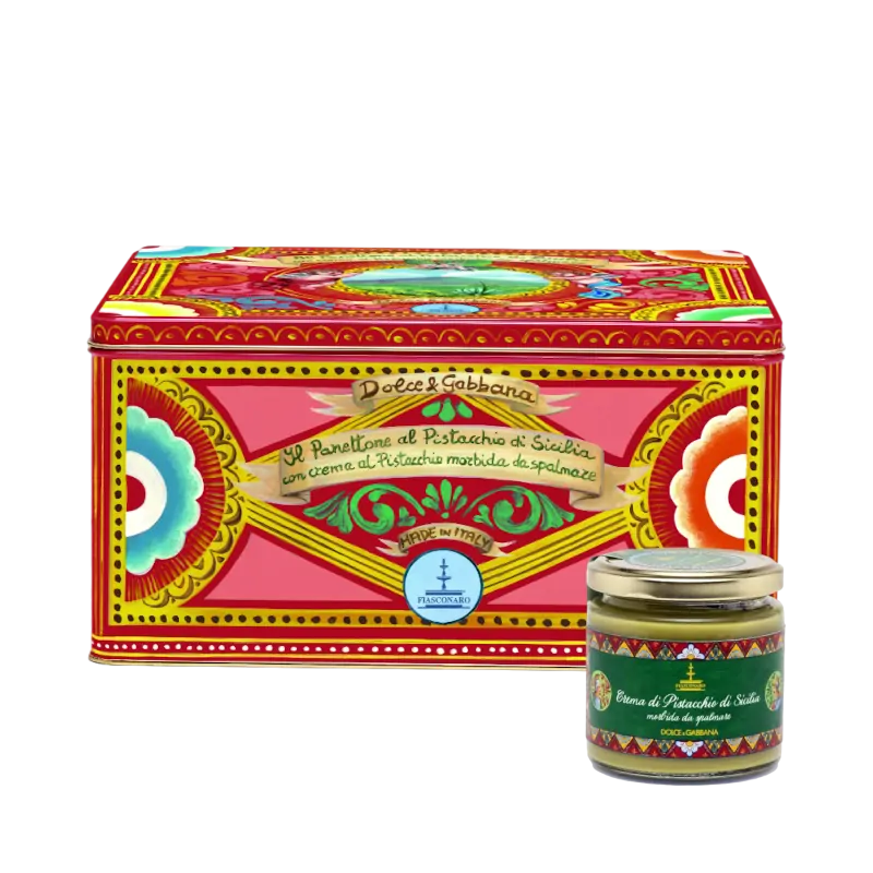 Fiasconaro Panettone Al Pistacchio Di Sicilia Rosso Dolce & Gabbana