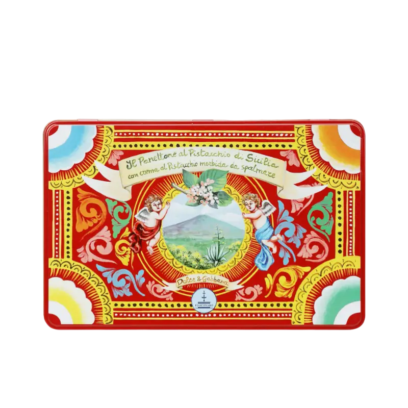 Fiasconaro Panettone Al Pistacchio Di Sicilia Rosso Dolce & Gabbana