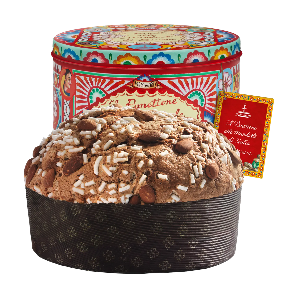 Panettone Mandel Dolce & Gabbana Rot von Fiasconaro