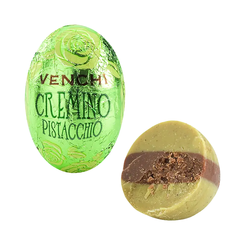 Venchi Schokoladen Ostereier mit Pistazie