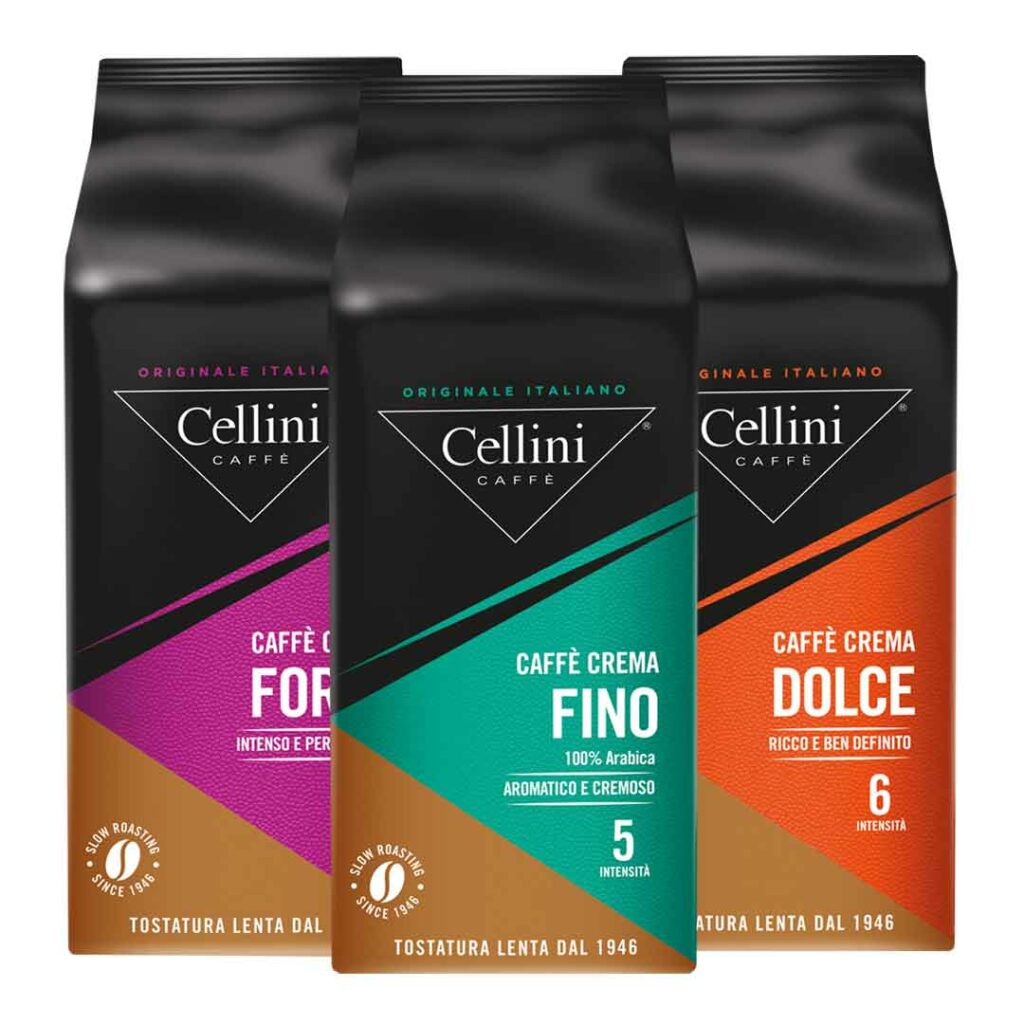 Kaffeebohnen Probiersets von Cellini Caffè